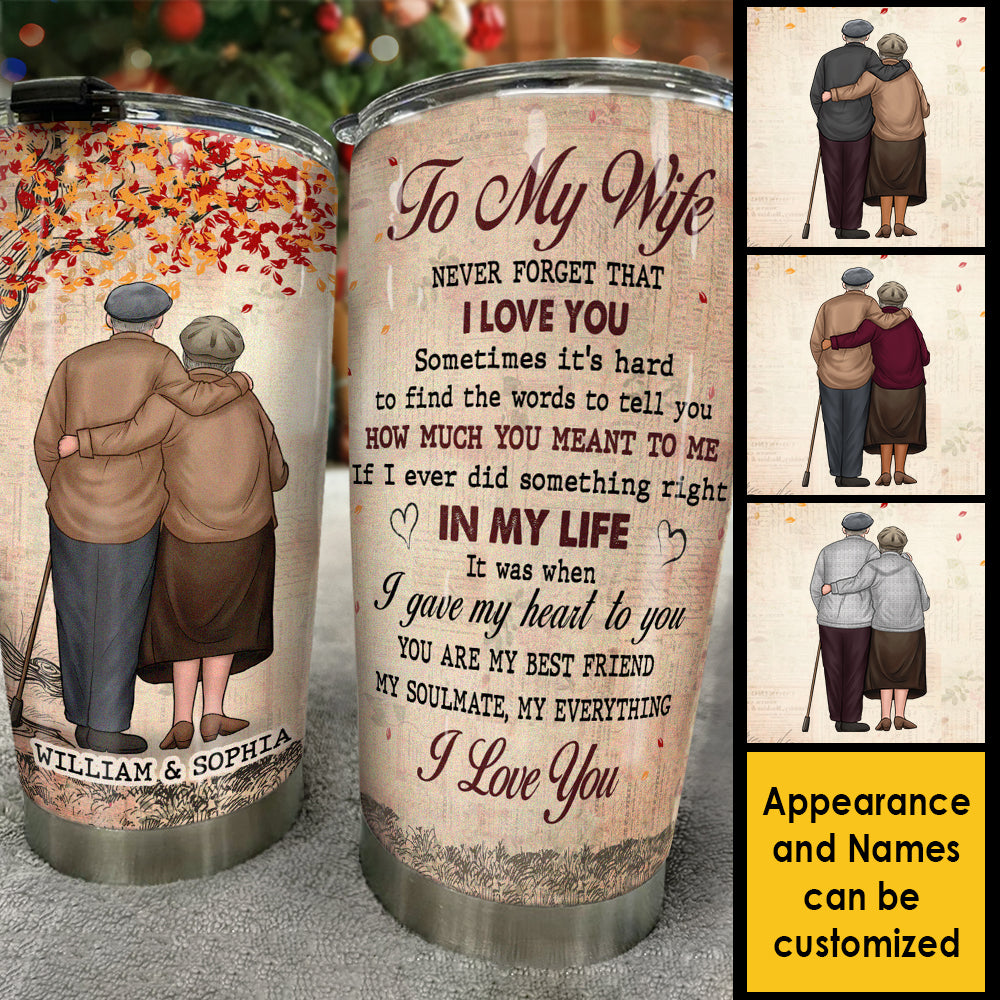 You Are My Best Friend My Soulmate And My Everything - Gift For Couples, Personalized Tumbler.