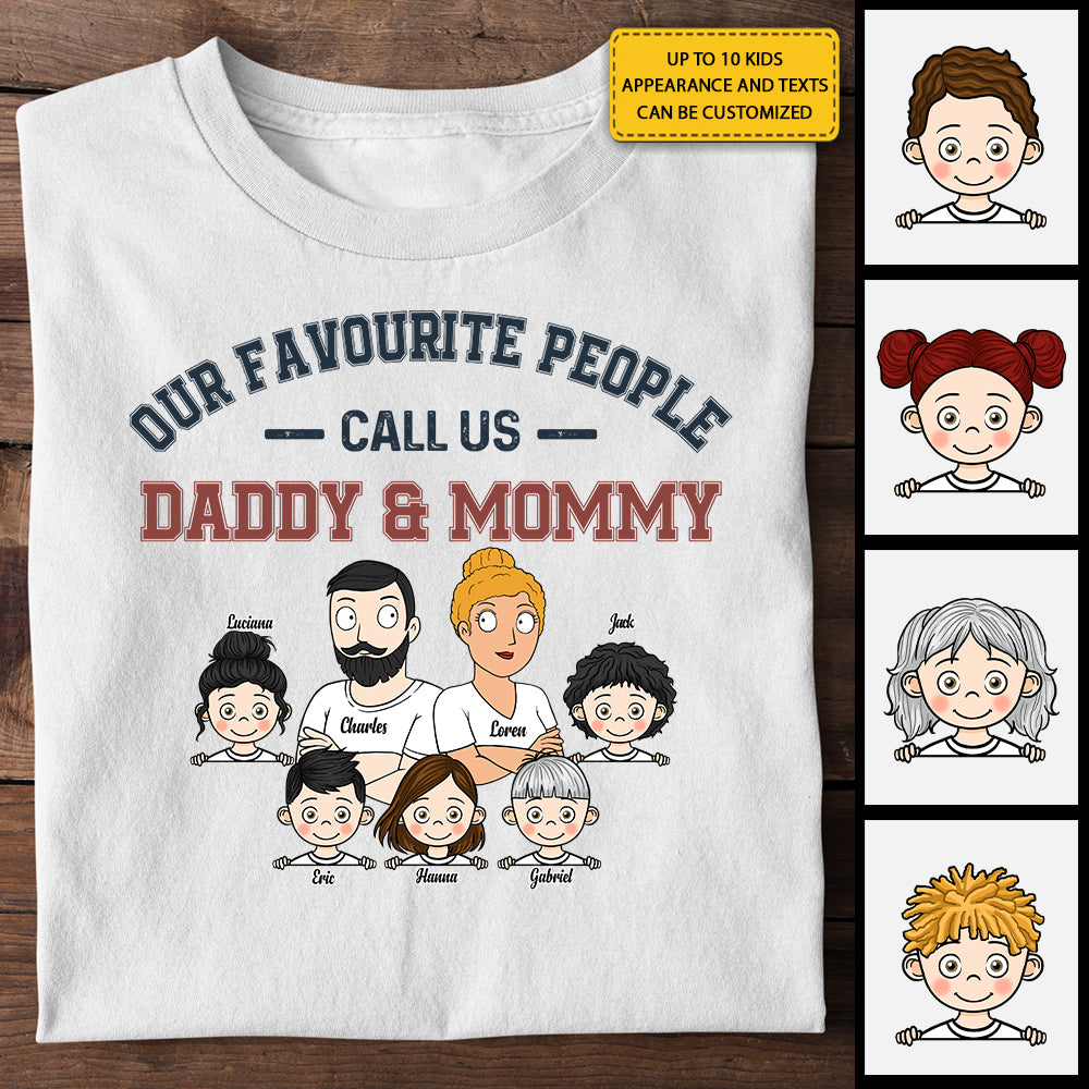 On s'appelle Papa et Maman - T-shirt unisexe personnalisé, sweat à capuche - Cadeau pour couple, mari et femme