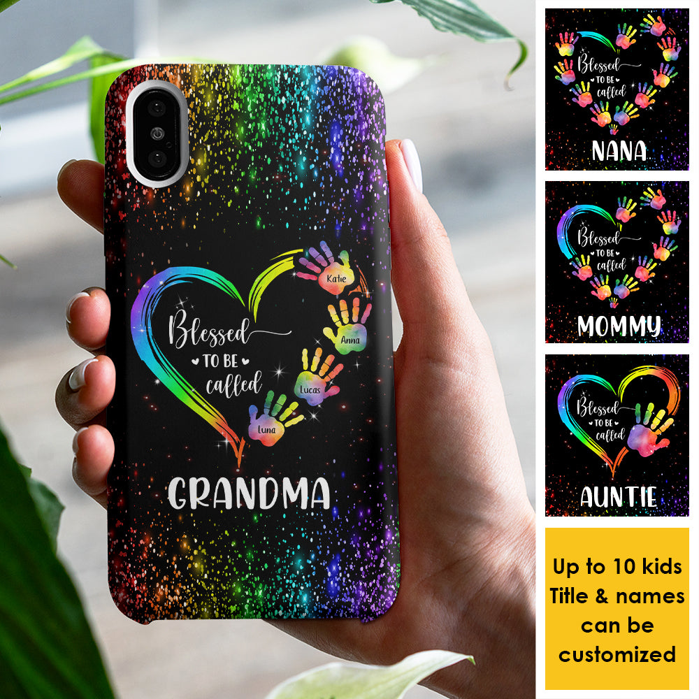 Heureux d'être appelé grand-mère - Cadeau pour maman, grand-mère - Coque de téléphone personnalisée