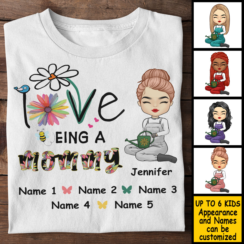J'adore être maman - Cadeau pour maman, t-shirt unisexe personnalisé, sweat à capuche
