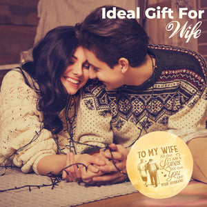 Tout ce que je suis aime tout ce que tu es - Lampe de lune - À ma femme, cadeau pour femme, anniversaire, fiançailles, mariage, cadeau de mariage, cadeau de Noël