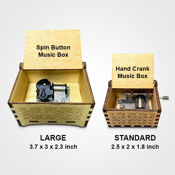 Meeting You Was Fate - Personalized Music Box - Gift For Couples, Husband Wife