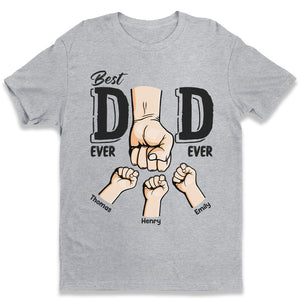 Meilleur papa de tous les temps - T-shirt, sweat à capuche, sweat-shirt unisexe personnalisé pour la famille - Cadeau de fête des pères et d'anniversaire pour papa