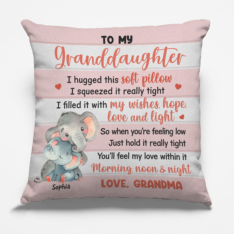 Tu ressentiras mon amour - Oreiller personnalisé pour la famille - Cadeau pour les membres de la famille