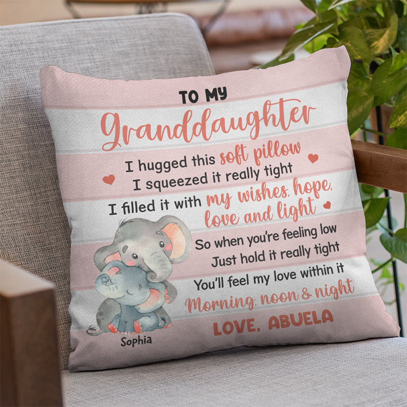 Tu ressentiras mon amour - Oreiller personnalisé pour la famille - Cadeau pour les membres de la famille