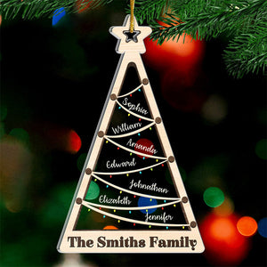 Célébrer ! Décoration personnalisée pour la famille ! Acrylique, forme personnalisée ! Cadeau de Noël pour les membres de la famille