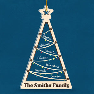 Célébrer ! Décoration personnalisée pour la famille ! Acrylique, forme personnalisée ! Cadeau de Noël pour les membres de la famille