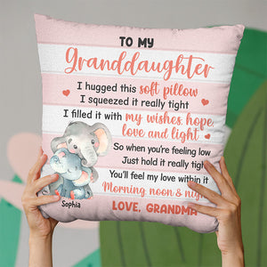 Tu ressentiras mon amour - Oreiller personnalisé pour la famille - Cadeau pour les membres de la famille