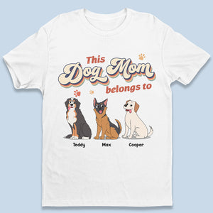 Mon chien me trouve cool - T-shirt unisexe personnalisé, sweat à capuche, sweat-shirt - Cadeau pour les propriétaires d'animaux et les amoureux des animaux