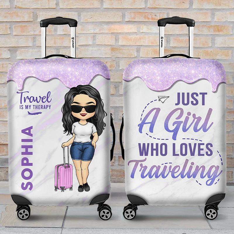 L'été approche et je dois y aller - Housse de bagage personnalisée - Cadeau pour les amoureux du voyage