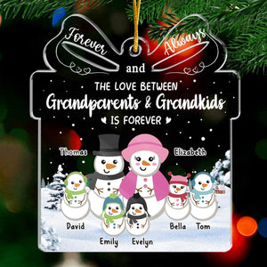 Family Is The Greatest Christmas Gift - Family Personalized Custom Ornament - Acrylic Custom Shaped - Christmas Gift For Family Members