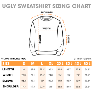 Thanks For Picking Up My Stuff - Personalized Custom Unisex Ugly Christmas Sweatshirt, Wool Sweatshirt, All-Over-Print Sweatshirt - Gift For Dog Lovers, Pet Lovers, Christmas Gift