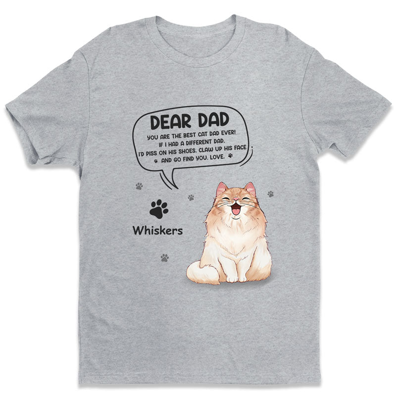 Tu es le seul pour toujours - T-shirt unisexe personnalisé avec chat, sweat à capuche, sweat-shirt - Fête des pères, cadeau pour les propriétaires d'animaux, amoureux des animaux