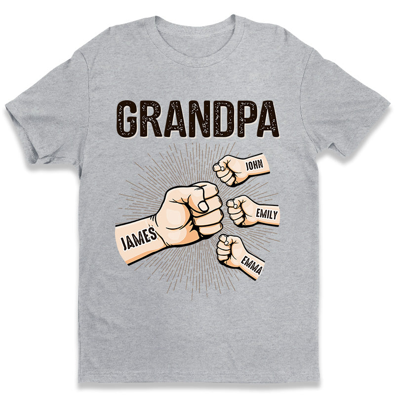 Mon père est le meilleur - T-shirt unisexe personnalisé pour la famille, sweat à capuche, sweat-shirt - Cadeau de fête des pères, d'anniversaire pour grand-père