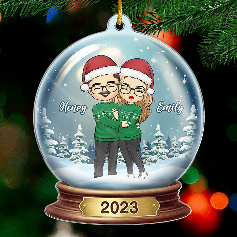 Tu as volé mon cœur - Ornement personnalisé pour couple - Forme personnalisée en acrylique - Cadeau de Noël pour mari et femme, anniversaire