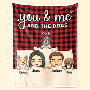 Toi, moi et les bébés à fourrure - Couverture personnalisée pour chien et chat - Cadeau pour les propriétaires et les amoureux des animaux