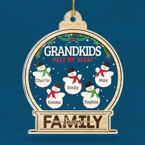 The Best Thing You've Ever Found - Family Personalized Custom Ornament - Acrylic Snow Globe Shaped - Christmas Gift For Grandma, Grandpa