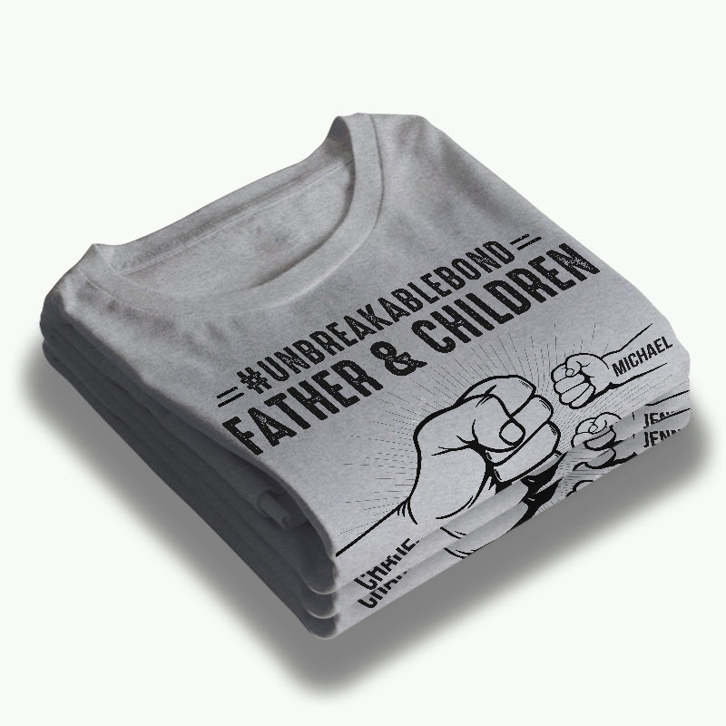 Un lien indestructible entre nous - T-shirt, sweat à capuche et sweat-shirt unisexe personnalisé pour la famille - Cadeau d'anniversaire pour papa, grand-père