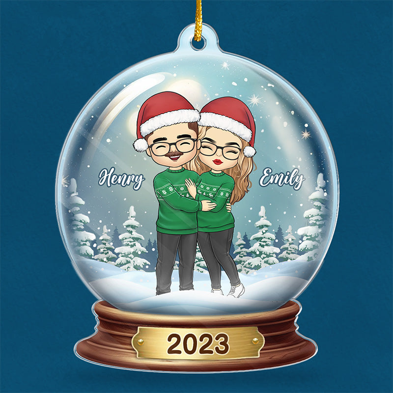 Tu as volé mon cœur - Ornement personnalisé pour couple - Forme personnalisée en acrylique - Cadeau de Noël pour mari et femme, anniversaire