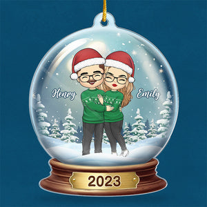Tu as volé mon cœur - Ornement personnalisé pour couple - Forme personnalisée en acrylique - Cadeau de Noël pour mari et femme, anniversaire