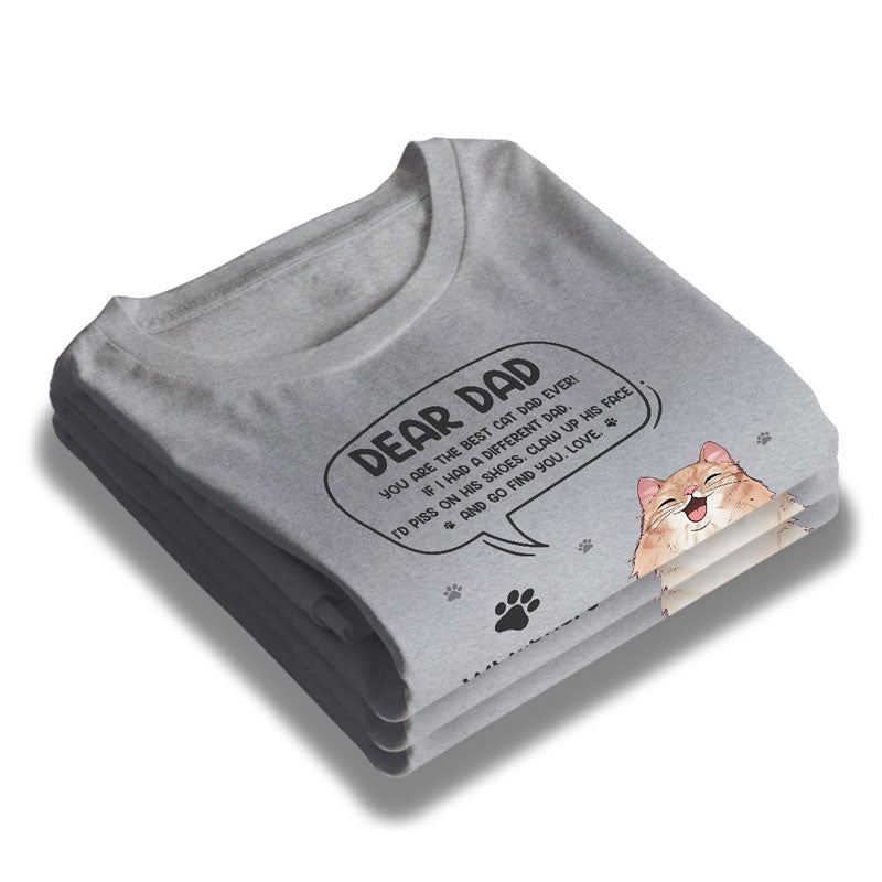 Tu es le seul pour toujours - T-shirt unisexe personnalisé avec chat, sweat à capuche, sweat-shirt - Fête des pères, cadeau pour les propriétaires d'animaux, amoureux des animaux