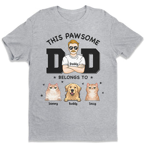 Les bébés à fourrure dominent le monde - T-shirt, sweat à capuche et sweat-shirt unisexe personnalisé pour chien et chat - Fête des Pères, cadeau pour les propriétaires d'animaux et les amoureux des animaux