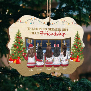 Il n'y a pas de plus beau cadeau que l'amitié - Décoration personnalisée Bestie - Bois en forme de Benelux - Cadeau de Noël pour meilleures amies, meilleures amies, sœurs