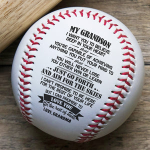 Tu ne perdras jamais - Baseball familial - Cadeau pour petit-fils de grand-mère 