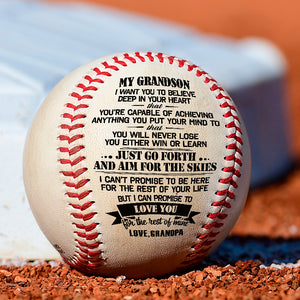 I Can Promise To Love You For The Rest Of Mine - Family Baseball - Gift For Grandson From Grandpa
