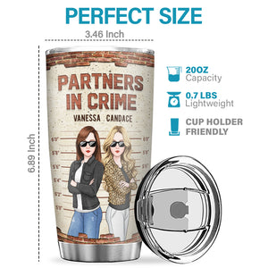 A Really Small Gang - Bestie Personalized Custom Tumbler - Gift For Best Friends, BFF, Sisters