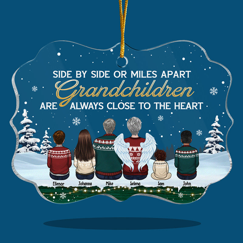 Il n'y a pas de plus beau cadeau que les petits-enfants - Décoration familiale personnalisée - Forme Benelux en acrylique - Cadeau de Noël pour les membres de la famille